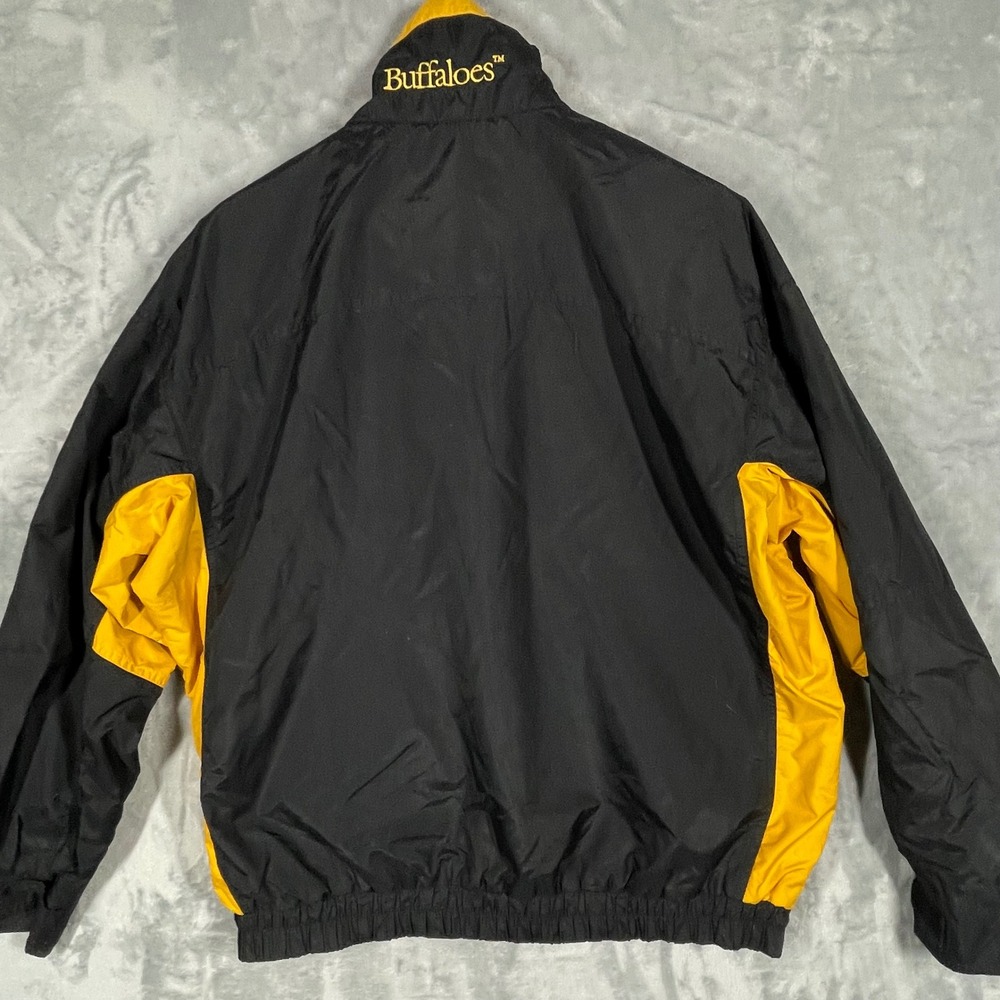 Columbia Mens Colorado Buffaloes Windbreaker Jacket Black Gold XM505C Large - Picture 5 of 12